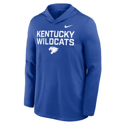 NIKE KENTUCKY SIDELINE  MEN'S DRI-FIT COLLEGE LONG-SLEEVE HOODED TOP,1015864534