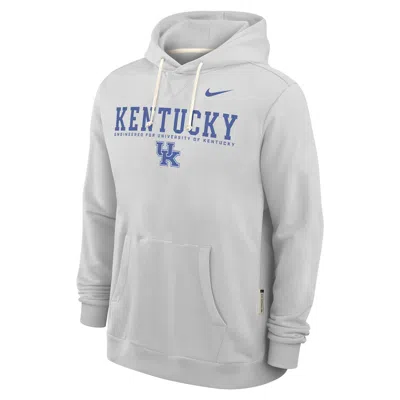 NIKE KENTUCKY SIDELINE  MEN'S DRI-FIT COLLEGE PULLOVER HOODIE,1015911296