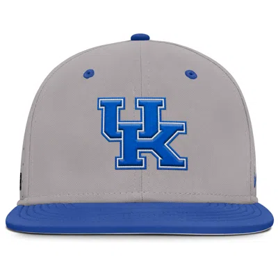 Nike Kentucky Wildcats Dugout True Menâs  Men's Dri-fit College Fitted Hat In Gray