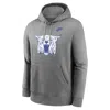 Nike Kentucky Wildcats Legacy Club Primary Logo  Men's College Pullover Hoodie In Grey