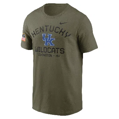 Nike Kentucky Wildcats Military Appreciation Team Issue  Men's Dri-fit College T-shirt In Brown