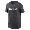 Nike Kentucky Wildcats Primetime Wordmark  Men's College T-shirt In Grey