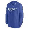 Nike Kentucky Wildcats Sideline  Men's College Long-sleeve Windshirt In Blue