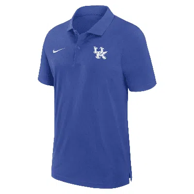 Nike Kentucky Wildcats Sideline  Men's Dri-fit College Polo In Blue