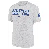 Nike Kentucky Wildcats Velocity Baseball Wordmark Stack  Men's Dri-fit College T-shirt In White