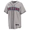 Nike Ketel Marte Gray Arizona Diamondbacks Road Replica Jersey