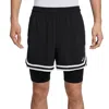 Nike Mens  Kd Dna Woven 2in1 4" Shorts In Black