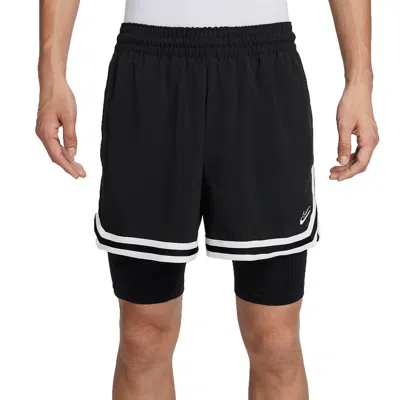 Nike Mens  Kd Dna Woven 2in1 4" Shorts In Black/sail