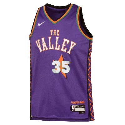 Nike Kevin Durant Phoenix Suns 2024/25 City Edition Big Kids'  Dri-fit Nba Swingman Jersey In Purple
