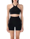 Nike Keyhole Sports Bra In Black