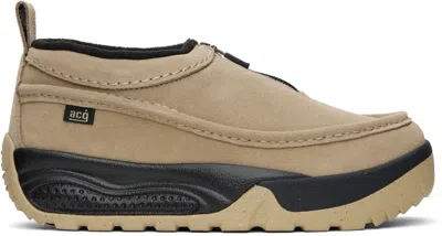Nike Acg Izy Rubber-trimmed Suede Sneakers In Brown