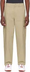 NIKE KHAKI EMBROIDERED CARGO PANTS