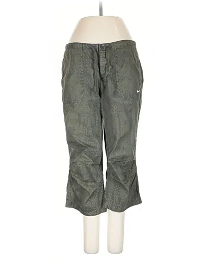 Pre-owned Nike Khaki Pant In Green