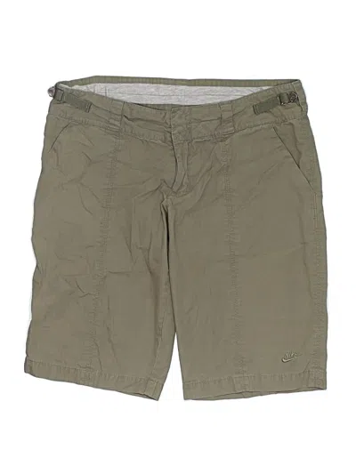 Pre-owned Nike Khaki Shorts In Tan