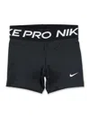 Nike Kids Shorts Pro For Girls In Black