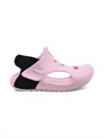 Nike Kid's Sunray Protect 3 Sandals In Pink In Black