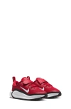 Nike Kidfinity Sneaker In Gym Red/black/white
