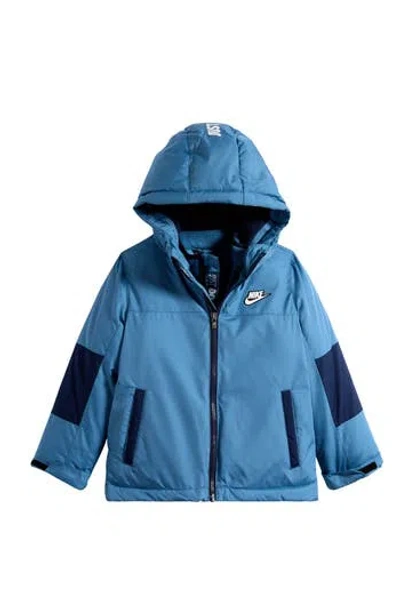 Nike Kids' 3-in-1 System Hooded Jacket In Blue