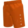 Nike Kids' 5-inch Volley Swim Trunks In Orange