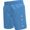 Nike Kids' 5-inch Volley Swim Trunks In University Blue