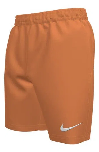 Nike Kids' 6-inch Volley Swim Trunks In Brown