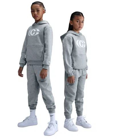 Nike Kids 7-20 Pull On Pants In Gray