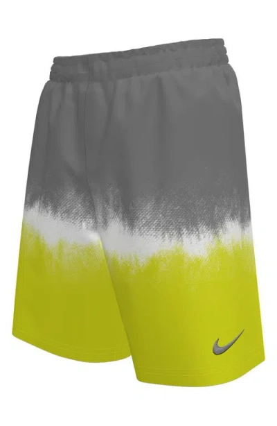 Nike Kids' 7-inch Volley Swim Trunks In Volt