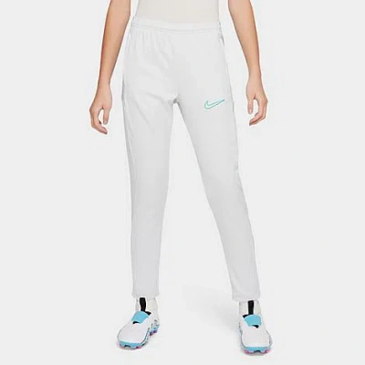 Nike Kids' Academy Dri-fit Soccer Pants In Photon Dust/light Smoke Grey/photon Dust/dynamic Turquoise