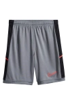 Nike Kids' Academy Dri-fit Soccer Shorts In Gray