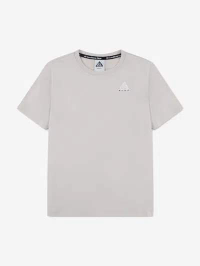 Nike Kids Acg Hbr Jersey T-shirt In Gray