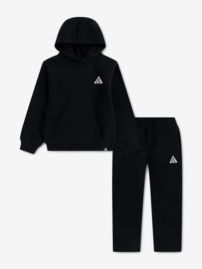 Nike Babies' Kids Acg Yak Guard Fleece Tracksuit In Black
