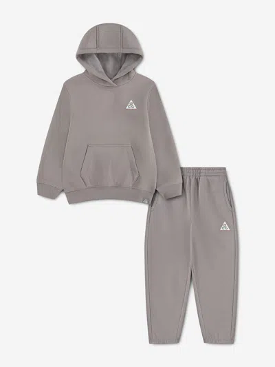 Nike Babies' Kids Acg Yak Guard Fleece Tracksuit In Brown