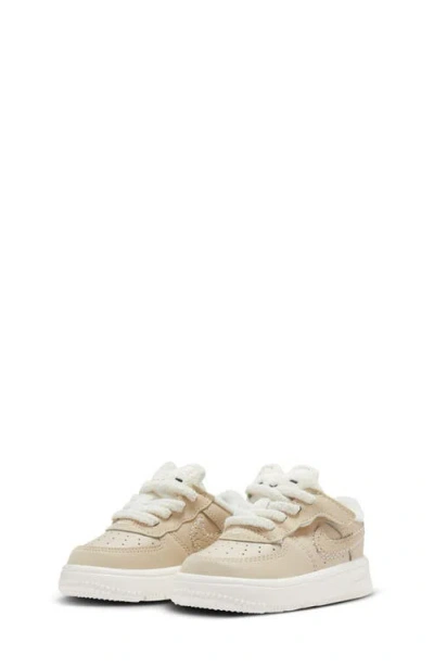 Nike Kids' Air Force 1 Low Easyon Sneaker In Sand Drift/pale Ivory/sail