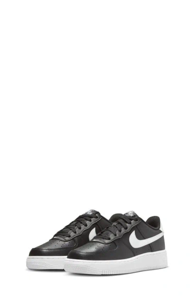 Nike Kids' Air Force 1 Sneaker In Black/ White
