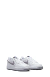 Nike Kids' Air Force 1 Sneaker In White/grey/burgundy Ash