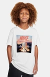 Nike Kids' Air Graphic T-shirt In White