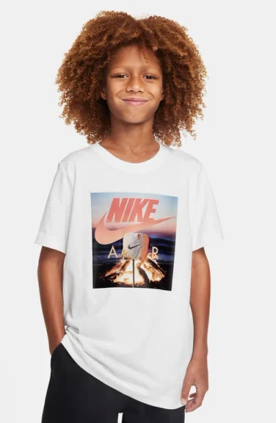 Nike Kids' Air Graphic T-shirt In White