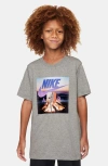 Nike Kids' Air Graphic T-shirt In Gray