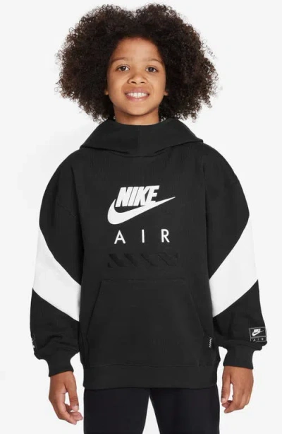 Nike Kids' Air Hoodie In Black/white/white