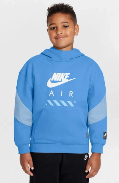 Nike Kids' Air Hoodie In Blue