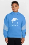 Nike Kids' Air Hoodie In University Blue/blue/white