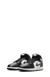 Nike Kids' Air Jordan 1 Mid Sneaker In Black/off Noir/summit White