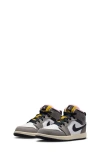 Nike Kids' Air Jordan 1 Mid Sneaker In Gray