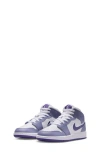 Nike Kids' Air Jordan 1 Mid Sneaker In Purple