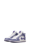 Nike Kids' Air Jordan 1 Mid Sneaker In Purple