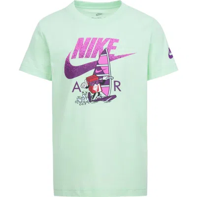 Nike Kids' Air Logo Graphic T-shirt In Green