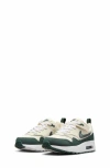 Nike Kids' Air Max 1 Easyon Sneaker In Pale Ivory/bicoastal/green