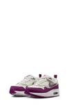 Nike Kids' Air Max 1 Easyon Sneaker In Summit White/ Viotech/ White