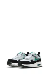 Nike Kids' Air Max 1 Easyon Sneaker In White/ Green/ Platinum/ Black