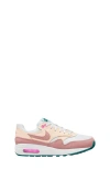 Nike Kids' Air Max 1 Sneaker In White/red/guava Ice
